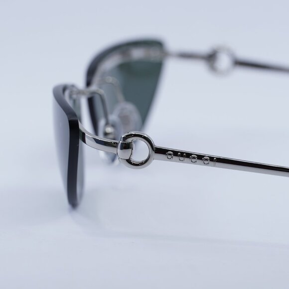 ?️ New Gucci GG1701S 001 Sunglasses - Silver Frame, Grey Lenses main image 9